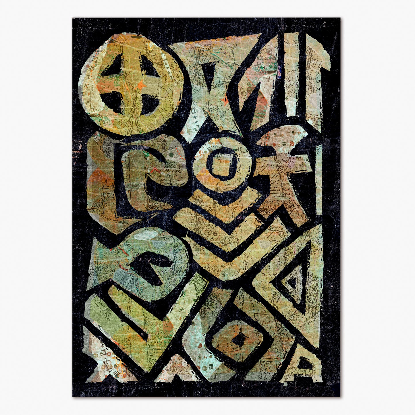 Codes of Vinča (on black)