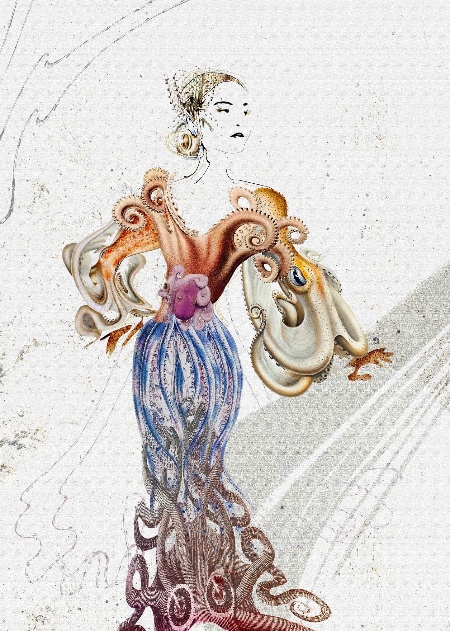 Girl in the Octopus Dress
